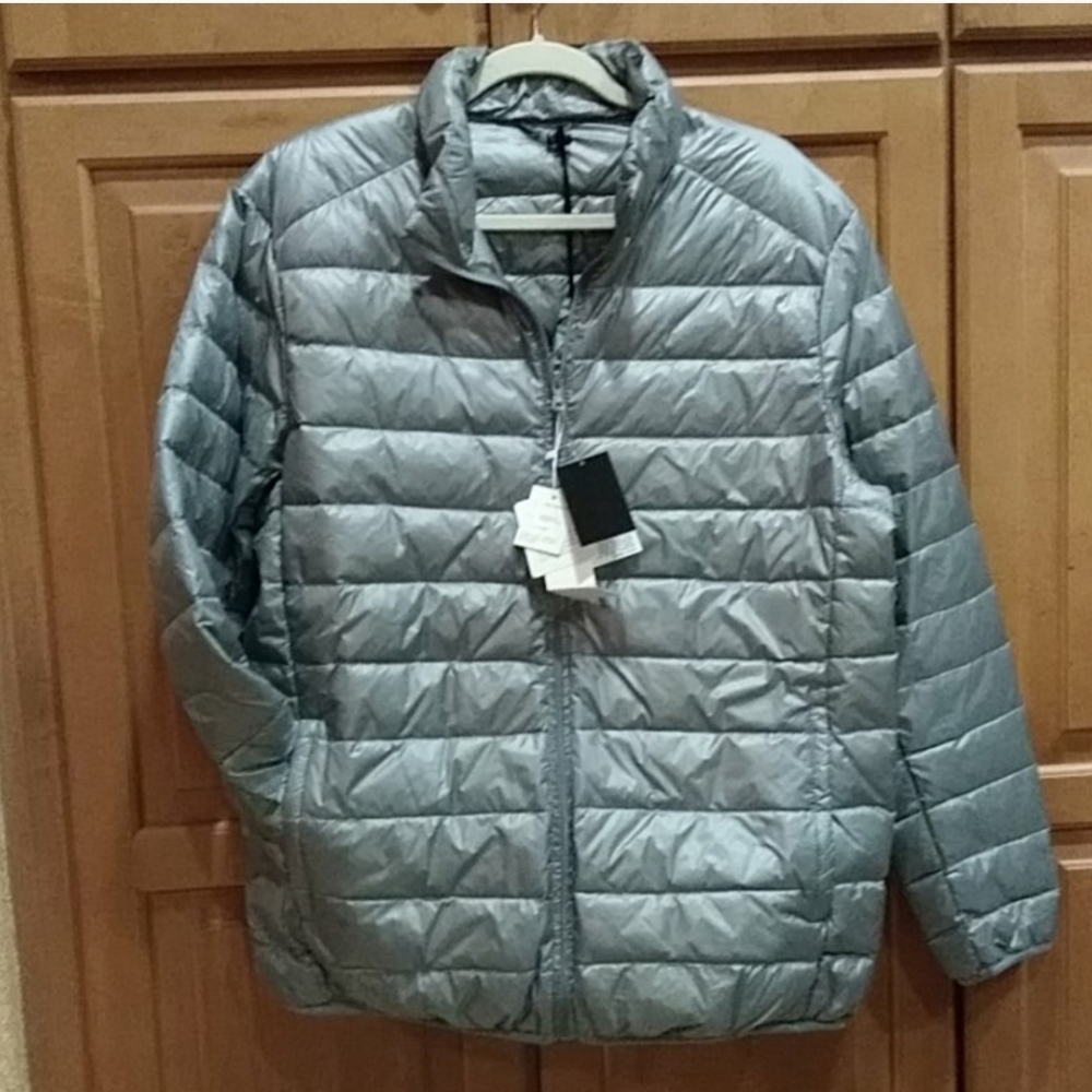Quilted Packable Down Puffer Jacket Sz 2X